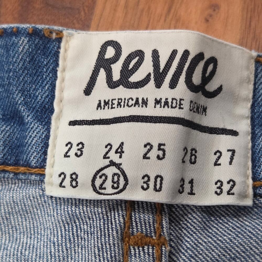REVICE Blue Denim Star Appliqué Jean Shorts - Picture 5 of 9